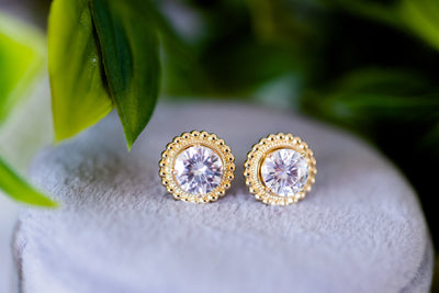 Sparkle and Shine Gift Set: 1 Pair of Earrings & 2 Earring Jackets