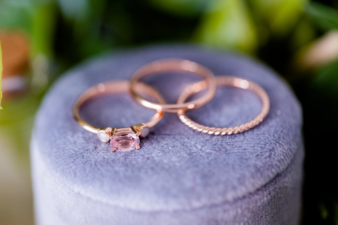 Perfect In Pink Gift Set: 3 Rings