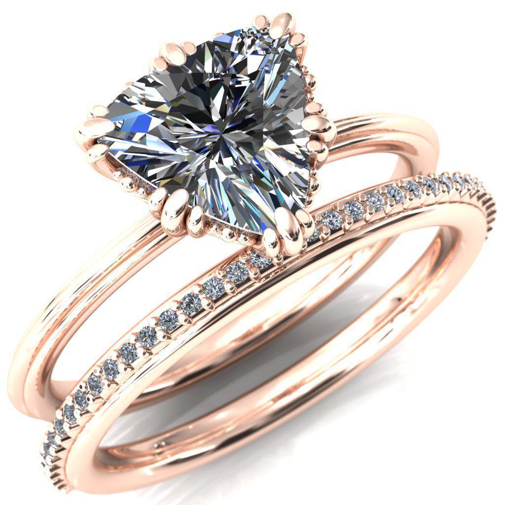 Botticelli Trillion Moissanite 6-Fancy Prong Engagement Ring-Custom-Made Jewelry-Fire & Brilliance ®