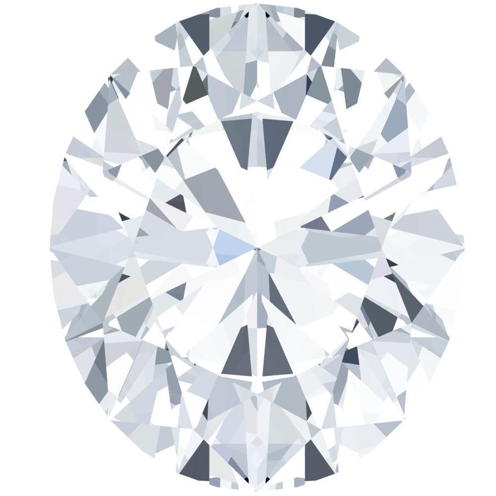 Oval Diamond Faceted FAB Moissanite Loose Stone