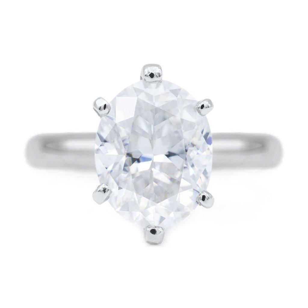 NEW** Oval First Crush FAB Moissanite Prongs FANCY – FIRE