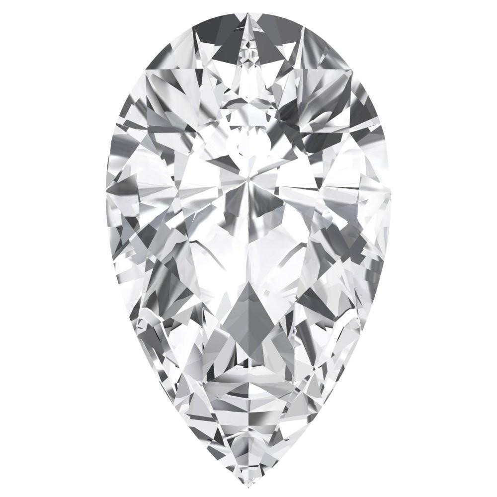 Pear shaped hot sale white sapphire