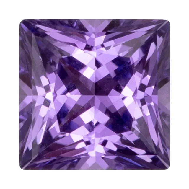 Princess FAB Lab-Grown Purple Sapphire Gems