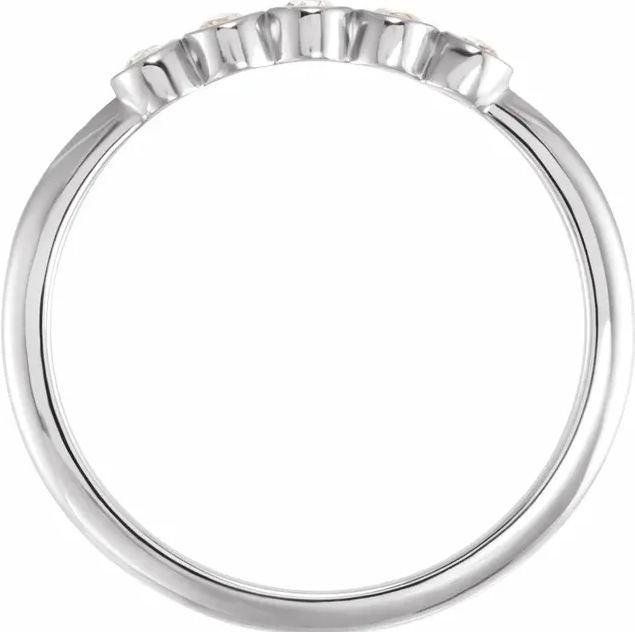 Stackables 1/10 CTW Rose-Cut Natural Diamond Ring