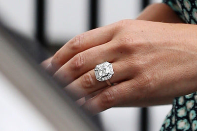 Rest "Asscher"-ed Your E-Ring is the Real Deal