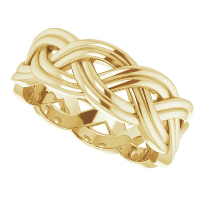 Woven Double Rope Link Band