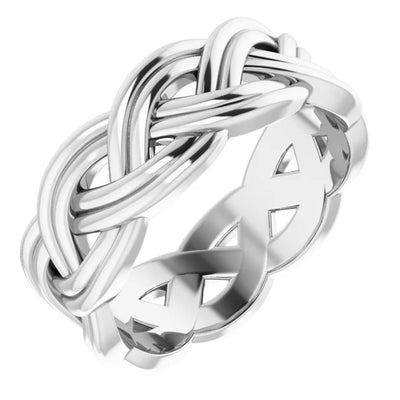 Woven Double Rope Link Band