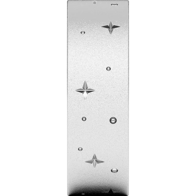 Eternity Star Glass Blast Finish Bold Band