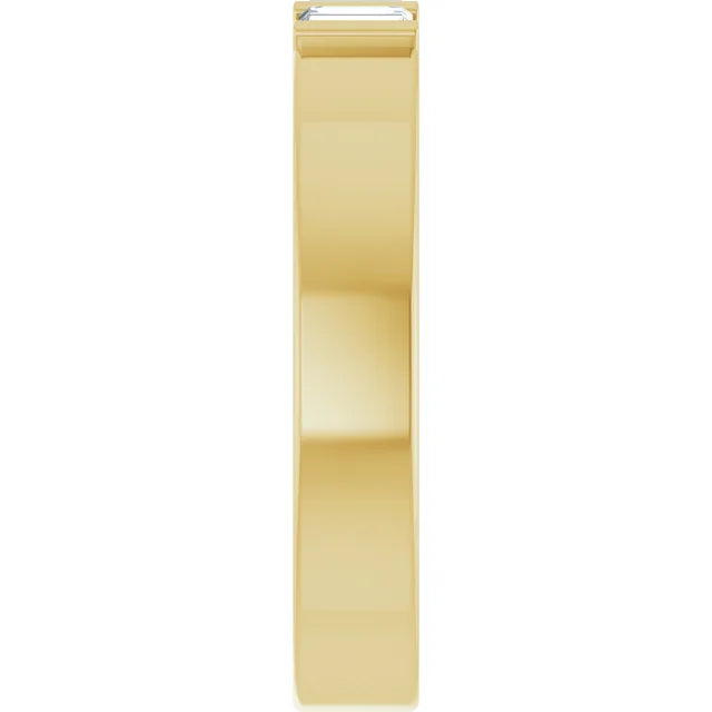 3 Stone Baguette Bold Band