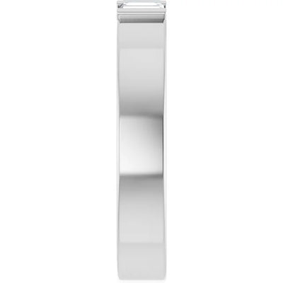 3 Stone Baguette Bold Band