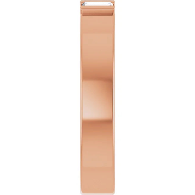 3 Stone Baguette Bold Band