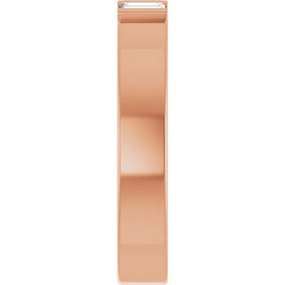 3 Stone Baguette Bold Band