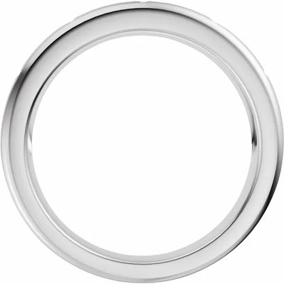 Star Etched Straight Bold Band