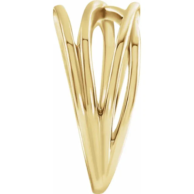 Criss Cross Free Form Ring