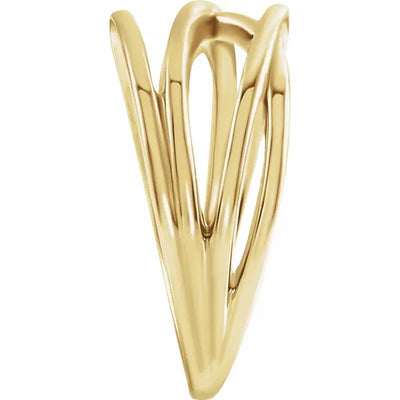 Criss Cross Free Form Ring