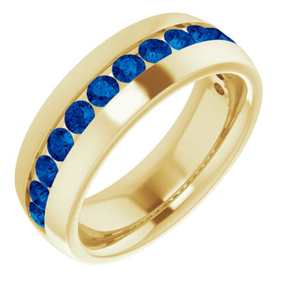 Round 3mm Half Eternity Bold Band