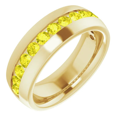Round 3mm Half Eternity Bold Band