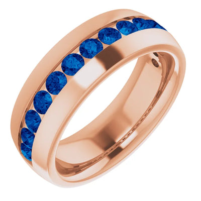 Round 3mm Half Eternity Bold Band