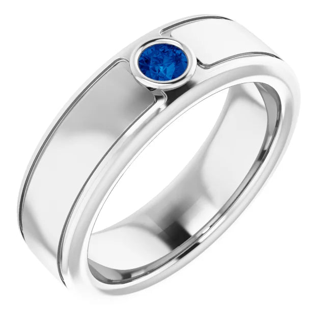 Round Cut Center Piece Bold & Thick Ring