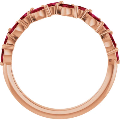 Juliette Marquise Gems 1/2 Eternity Accents Wedding & Anniversary Band