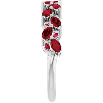 Juliette Marquise Gems 1/2 Eternity Accents Wedding & Anniversary Band