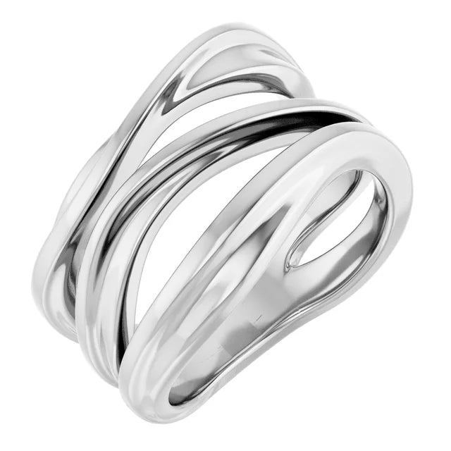 Lava Forming Free Form Ring