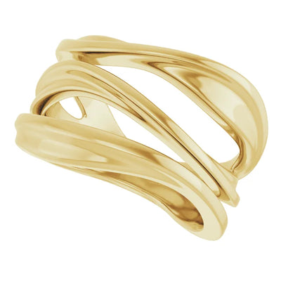 Lava Forming Free Form Ring
