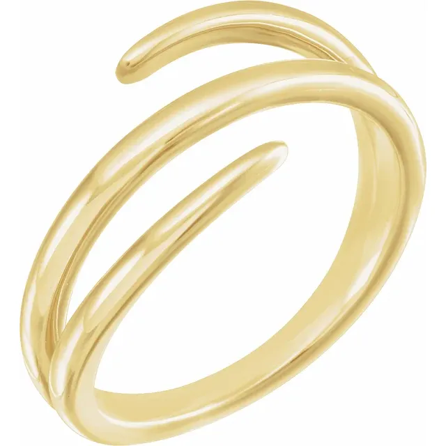 Spiral Free Form Ring