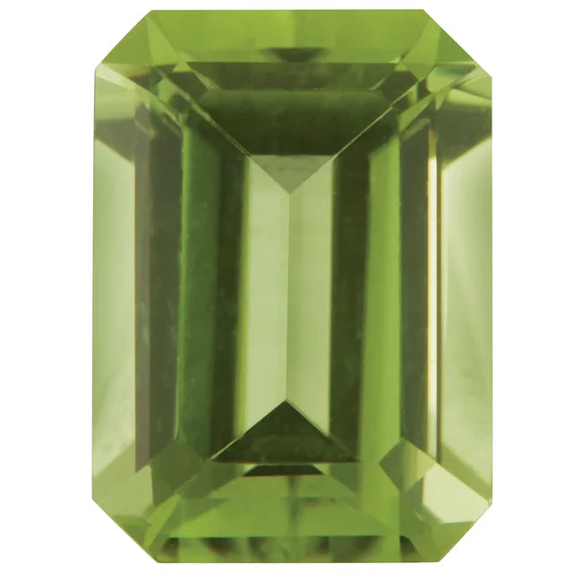 Emerald Green Peridot Natural Gemstones