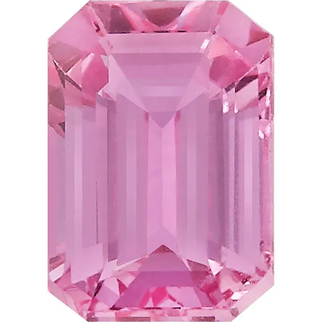Emerald Pink Sapphire Natural Gemstones