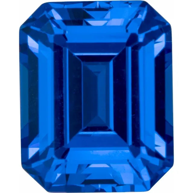 Emerald FAB Lab-Grown Blue Spinel Gems