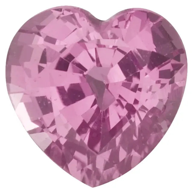 Heart Pink Sapphire Natural Gemstones