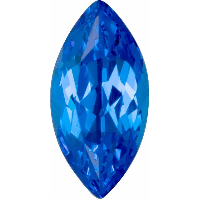 Marquise FAB Lab-Grown Blue Spinel Gems