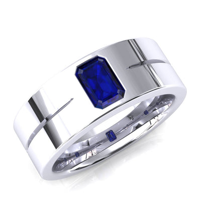 Emerald Cut Center Stone Bold & Thick Statement Ring