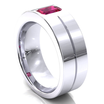 Emerald Cut Center Stone Bold & Thick Statement Ring