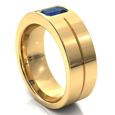 Emerald Cut Center Stone Bold & Thick Statement Ring