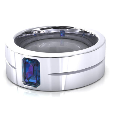 Emerald Cut Center Stone Bold & Thick Statement Ring