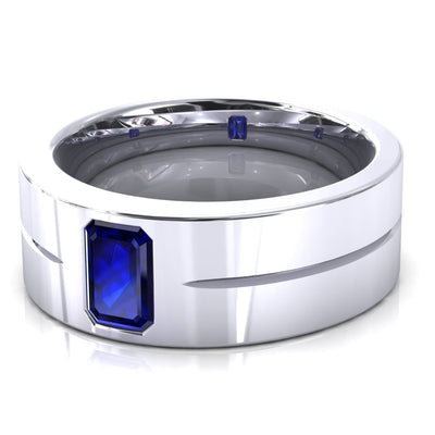 Emerald Cut Center Stone Bold & Thick Statement Ring
