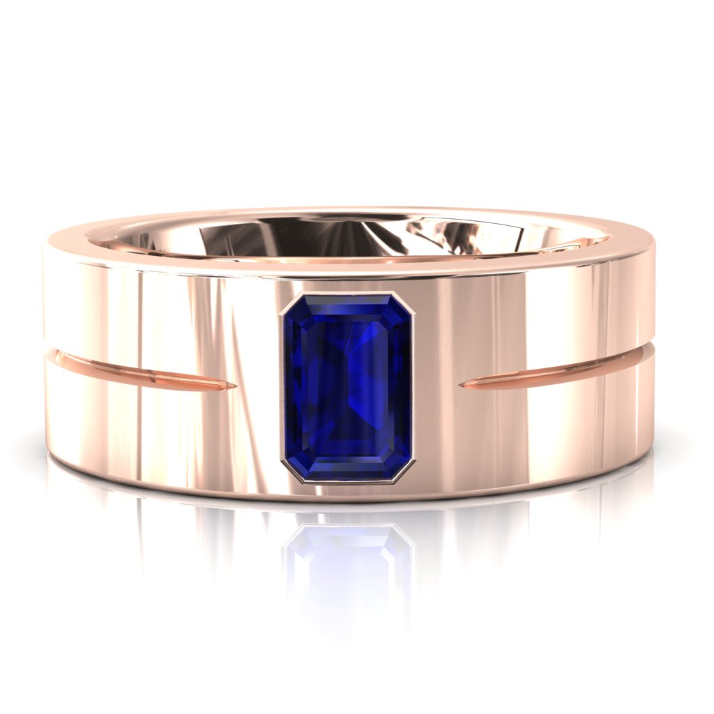 Emerald Cut Center Stone Bold & Thick Statement Ring