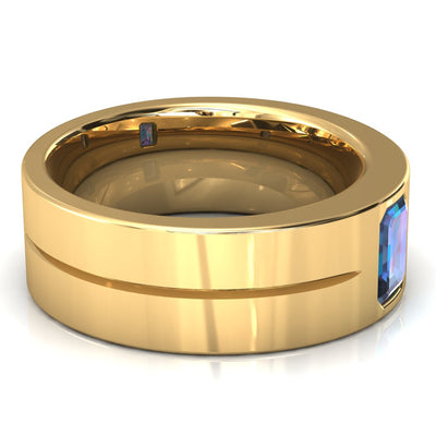 Emerald Cut Center Stone Bold & Thick Statement Ring