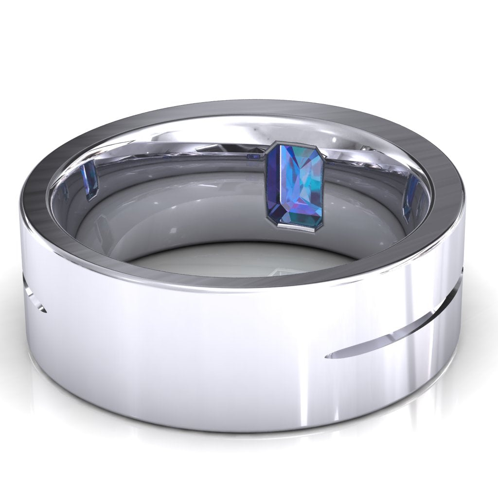 Emerald Cut Center Stone Bold & Thick Statement Ring