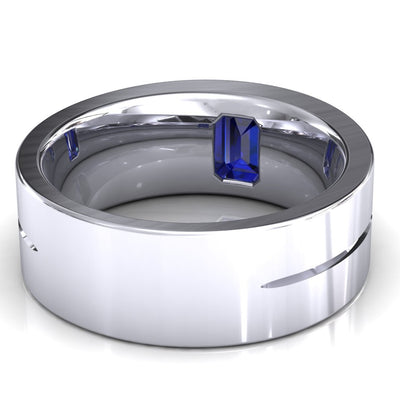 Emerald Cut Center Stone Bold & Thick Statement Ring
