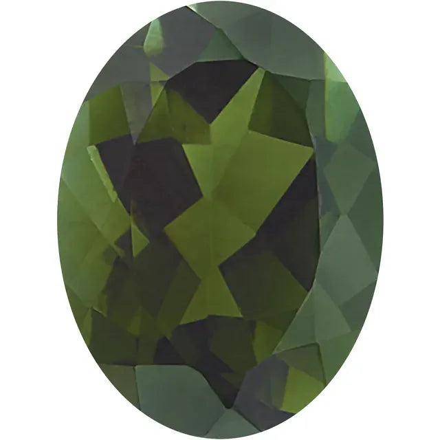 Oval Green Tourmaline Natural Gemstones