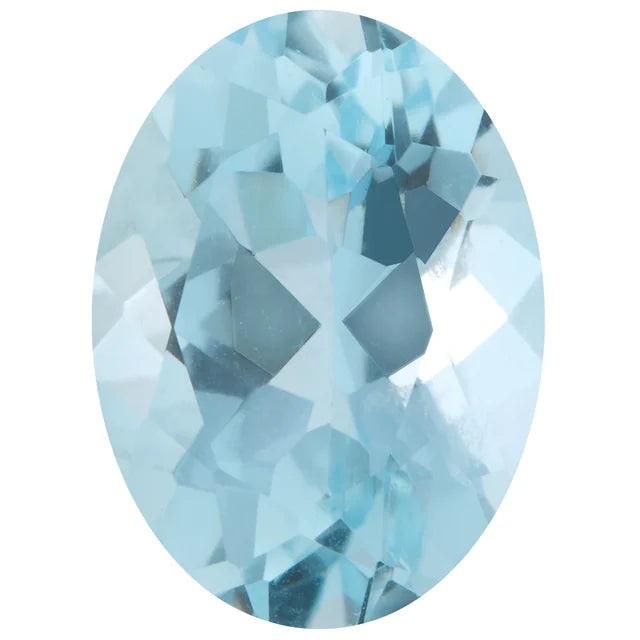 Oval Aquamarine Natural Gemstones