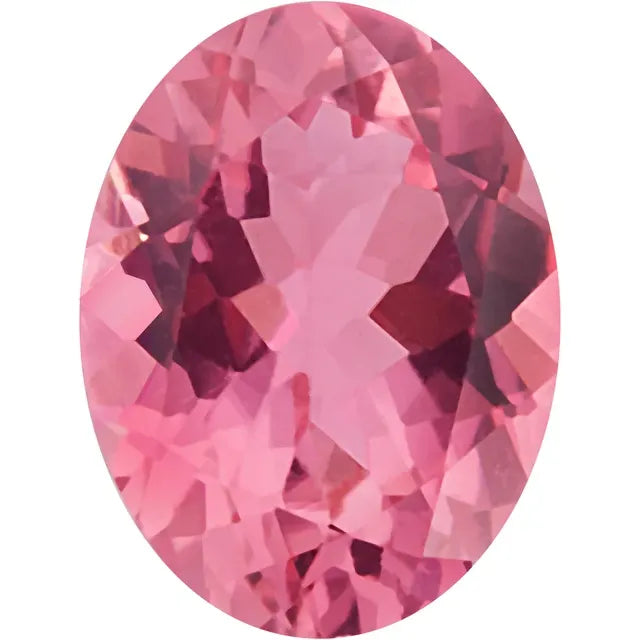 Oval Pink Tourmaline Natural Gemstones