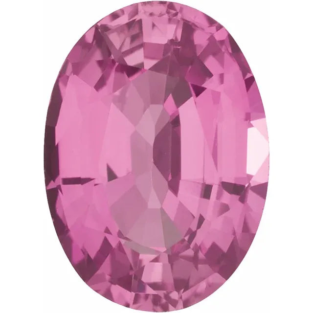 Oval Pink Sapphire Natural Gemstones