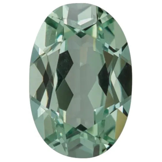 Oval FAB Lab-Grown Green Sapphire Gems