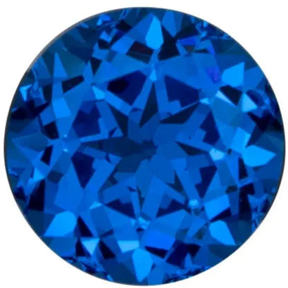 Round FAB Lab-Grown Blue Spinel Gems