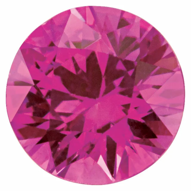 Round Pink Sapphire Natural Gemstones