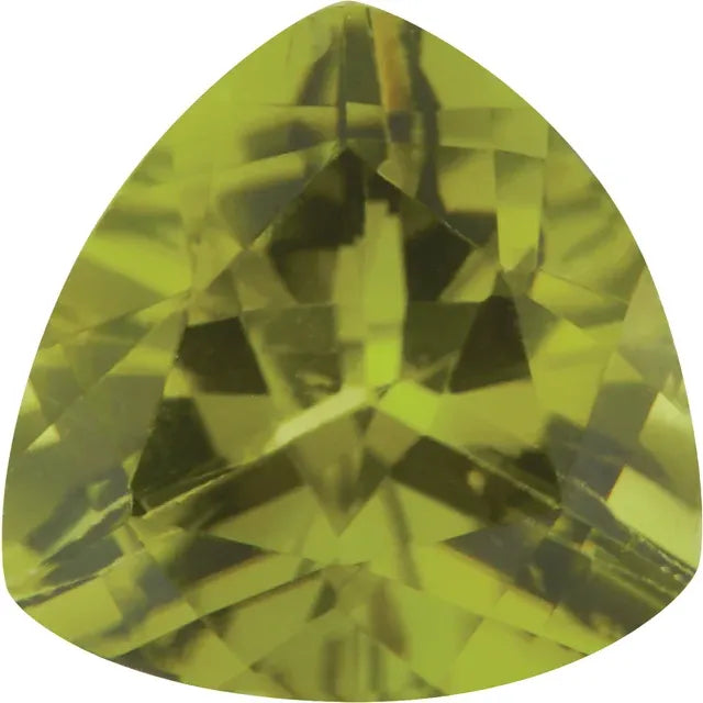 Trillion Green Peridot Natural Gemstones